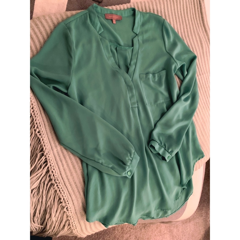 Mint Green Blouse